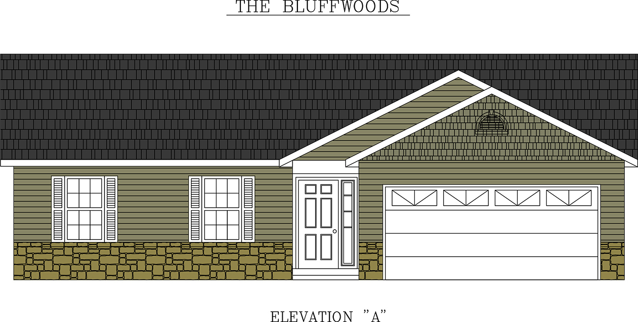 bluffwoods elevationa